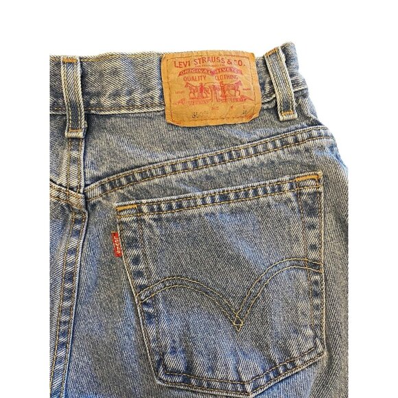 Levi Classic Relaxed 550 Denim Jeans Made In Mexico Tapered Leg - Picture 9 of 9